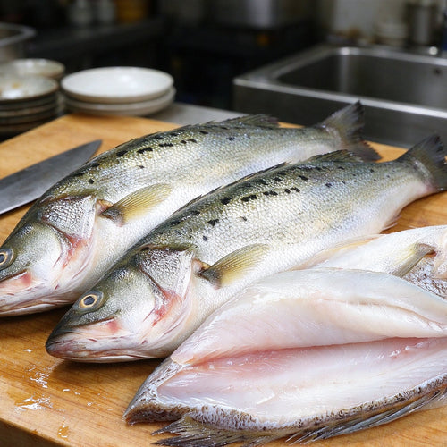Fresh Sea Bass Whole and Fillets