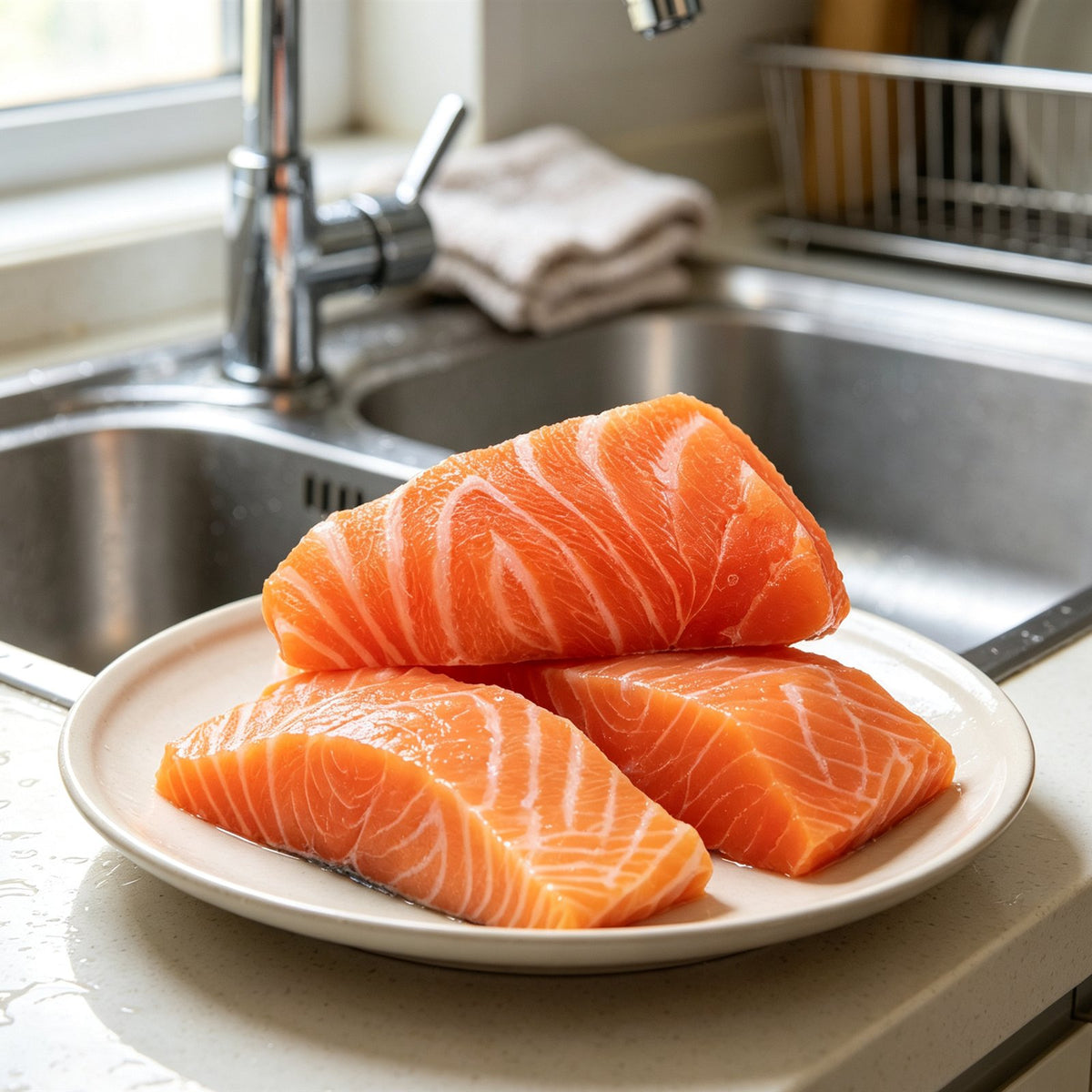Fresh Premium Salmon Fillets Sashimi Grade