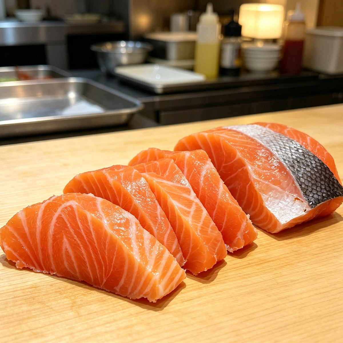 Fresh Premium Salmon Fillets Sashimi Grade