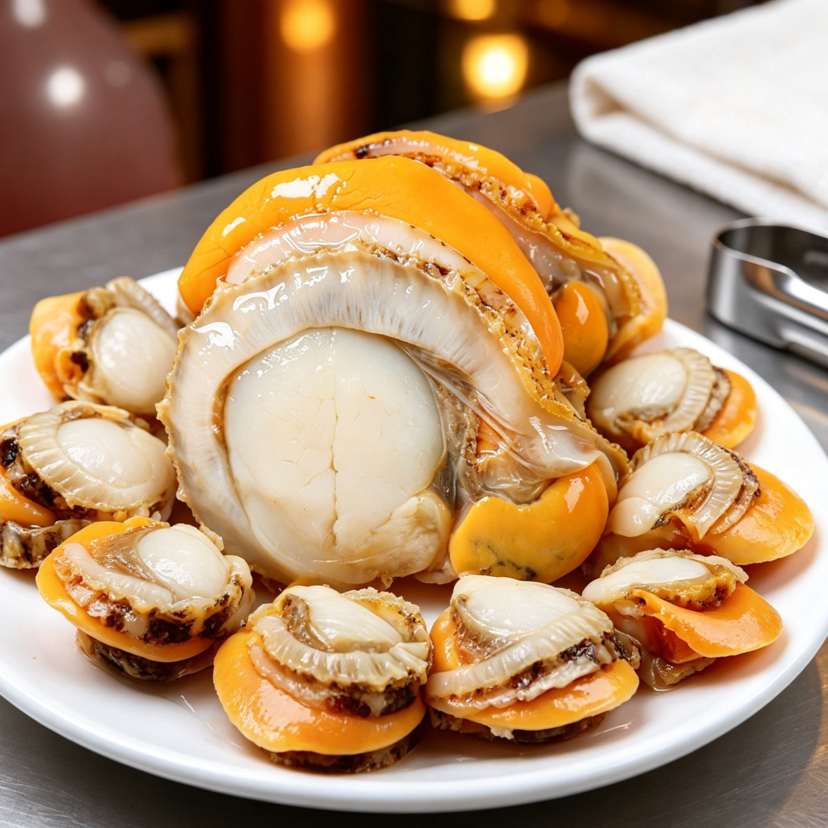 Fresh Scallops in Half Shell