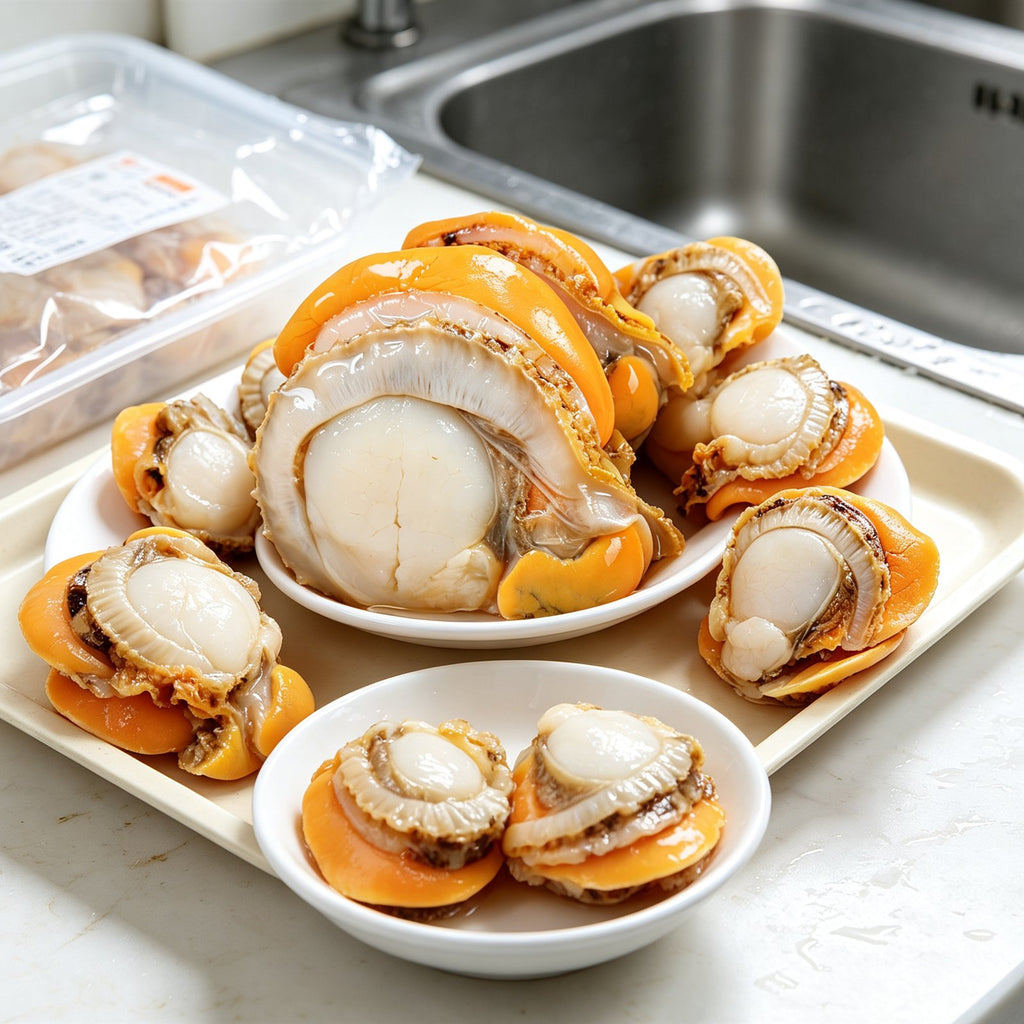 Fresh Scallops in Half Shell