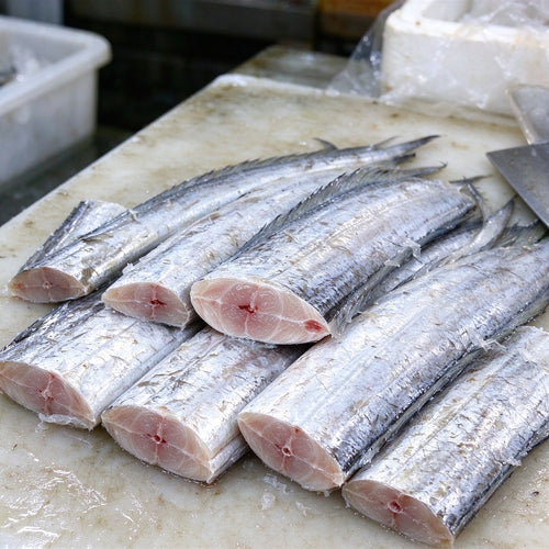 Fresh Cutlassfish Steaks Ready to Cook