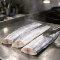 Fresh Cutlassfish Steaks Ready to Cook